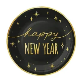 talerzyki-na-sylwestra-happy-new-year-czarne-18cm-6-sztuk-155059