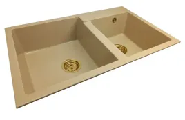 zlew-zlewozmywak-dwukomorowy-granitowy-bezowy-kuchenny-80x50-zloty-syfon