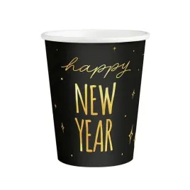 kubeczki-na-sylwestra-happy-new-year-czarne-220ml-6-sztuk-155066