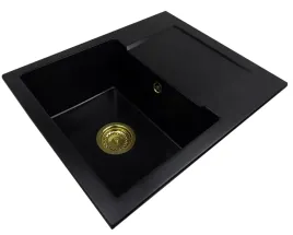 zlewozmywak-zlew-do-kuchni-jednokomorowy-granitowy-czarny-zloty-syfon