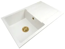 zlew-jednokomorowy-z-ociekaczem-zlewozmywak-granitowy-bialy-zloty-syfon