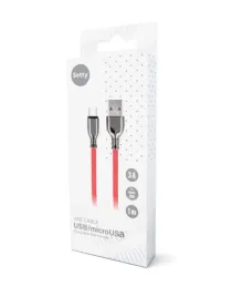 kabel-usb-microusb-1m-3a-setty-czerwony