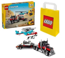 lego-creator-7-3w1-auto-ciezarowka-z-platforma-i-helikopter-31146