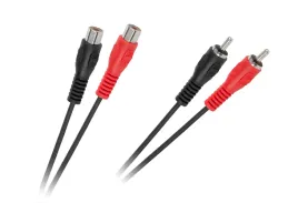 kabel-2-x-rca-wtyk-2-x-rca-gniazdo-3m