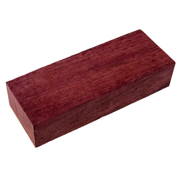 drewno egzotyczne Amarant / Purple Heart - bloczek 13 cm