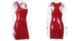 czerwona-sukienka-mini-vinyl-latex-lack-wetlook-bielizna-damska-komplet