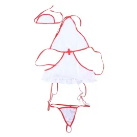 stroj-pielegniarki-kostium-bielizna-damska-biale-body-komplet