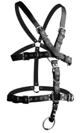stringi-meskie-bielizna-skorzana-kostium-przebranie-czarne-body