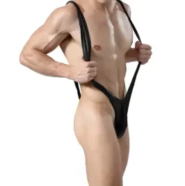 meska-bielizna-czarne-body-latex-vinyl-kombinezon-majtki-stringi-borat