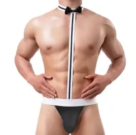 meska-bielizna-majtki-stringi-z-muszka-stroj-przebranie-kelnera