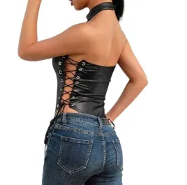 czarne-wiazane-body-vinyl-bielizna-damska-cwieki-lateks-wetlook-gorset