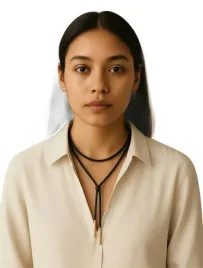 czarny-choker-naszyjnik-chocker-sznurek-zloty-boho-wiazany