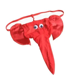 stringi-meskie-bielizna-traba-slonia-slon-kostium-komplet-czerwone