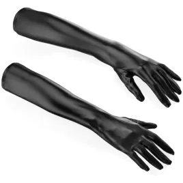 czarne-dlugie-rekawiczki-bielizna-damskie-vinyl-latex-nowe-lack