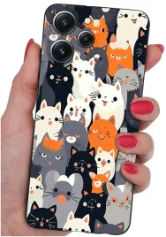 etui-do-xiaomi-redmi-12-4g-wzory-orsilikonowe-matt-case-szklo-9h