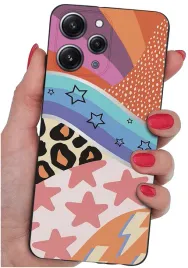 etui-do-xiaomi-redmi-12-4g-wzory-orsilikonowe-matt-case-szklo-9h