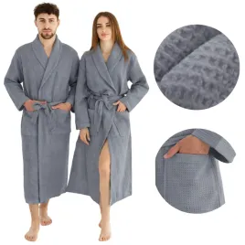 szlafrok-dlugi-szary-cienki-unisex-kiszenie-100percent-bawelna-szybkoschnacy-m