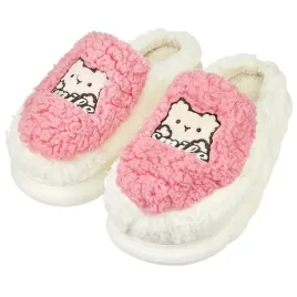 kapcie-smile-smieszne-cieple-miekkie-pluszowe-bialo-rozowe-ciemne-40-41