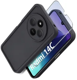 etui-do-xiaomi-redmi-14c-silikonowe-matowe-szklo-ochronne-na-ekran-9h