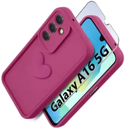 etui-do-samsung-a16-5g-silikonowe-matowe-serce-szklo-ochronne-na-ekran-9h