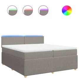 lozko-kontynentalne-z-materacem-taupe-tkanina-200x200-cm