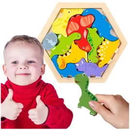 puzzle-kolorowe-drewniane-z-ramka-wzor-dinozaury