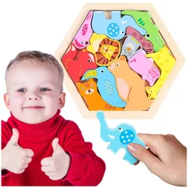 puzzle-kolorowe-drewniane-z-ramka-wzor-zwierzeta