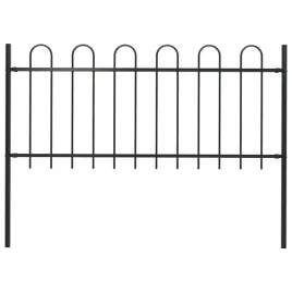 eleganckie-ogrodzenie-stalowe-17m-czarne