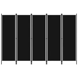 parawan-5-panelowy-czarny-250-x-180-cm