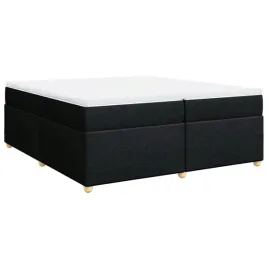 lozko-kontynentalne-z-materacem-czarne-tkanina-200x200-cm