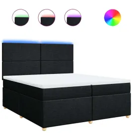 lozko-kontynentalne-led-200x200-czarne-bialo-czarne