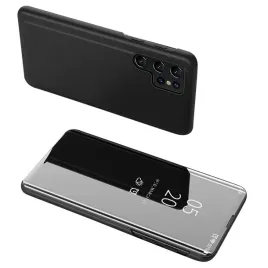 etui-clear-view-case-do-xiaomi-poco-c65-redmi-13c-z-klapka-czarne