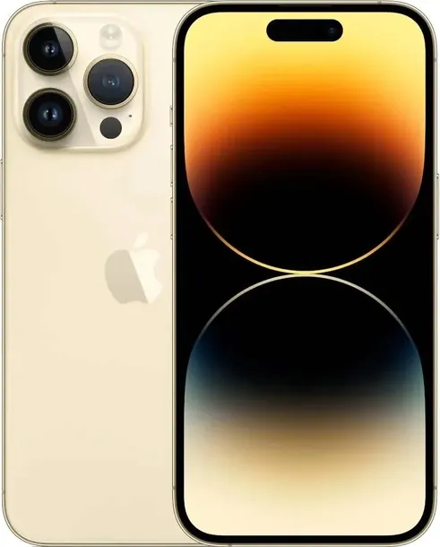 Smartfon Apple iPhone 14 Pro 128 GB Złoty - 100% Kondycja baterii - IDEALNY