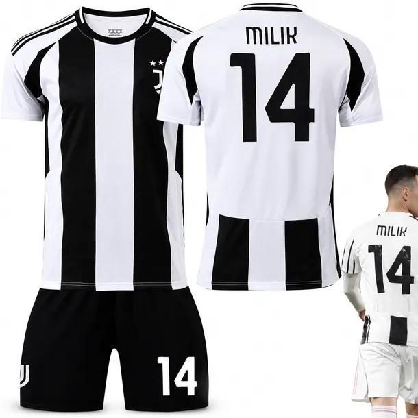KOMPLET PIŁKARSKI KOSZULKA ARKADIUSZ MILIK JUVENTUS TURYN ROZMIARY