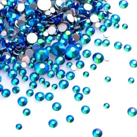 cyrkonie-swarovski-emerald-ab-szmaragd-100szt-mix