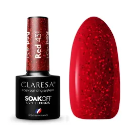 claresa-lakier-hybrydowy-czerwony-brokat-red-431