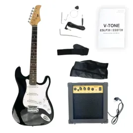gitara-elektryczna-stratocaster-4-4-zestaw-wzmacniacz-pasek-kostka-czarna