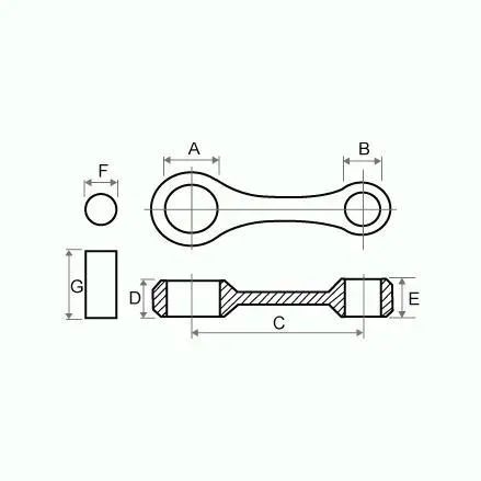 korbowod-tkrj-yamaha-xt600-4t-stan-nowy