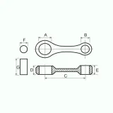 korbowod-tkrj-suzuki-dr200se-stan-nowy