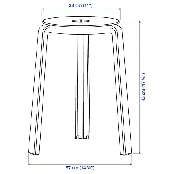 ikea-ibbarbo-stolek-bezowy-stan-nowy