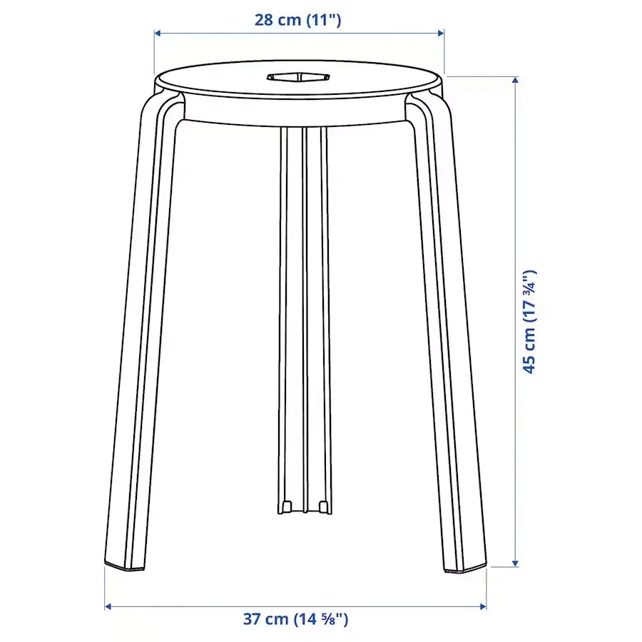 ikea-ibbarbo-stolek-bezowy-stan-nowy