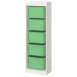 ikea-trofast-regal-z-pojemnikami-46x30x145-cm-bialy-jaskrawozielony