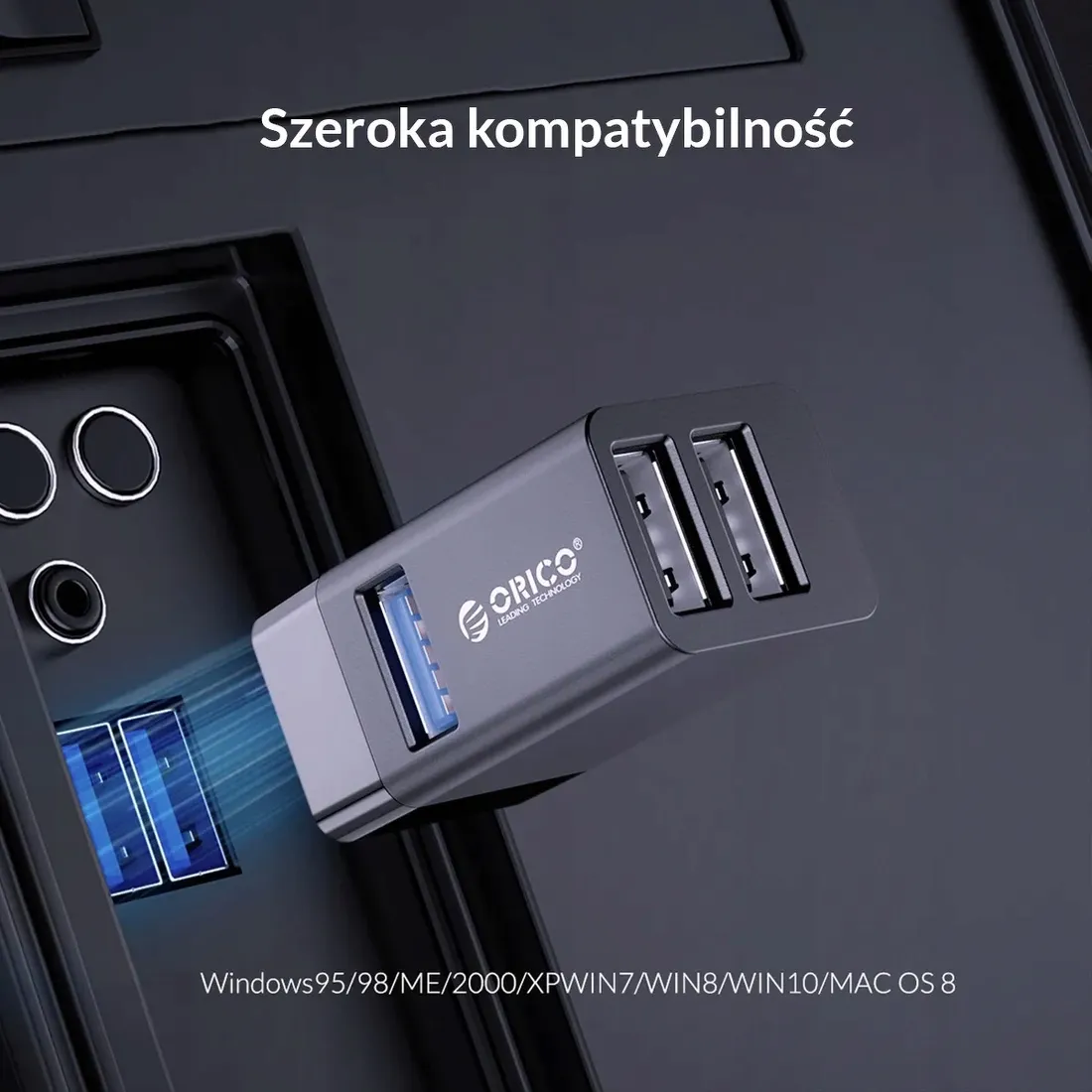 orico-hub-usb-5gbps-mini-3xusb-a-stan-nowy