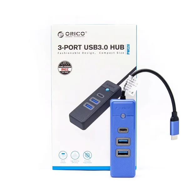 orico-hub-usb-c-2x-usb-a-3-1-usb-c-stan-nowy-kod-producenta-pwc2u-c3-015-bl-ep
