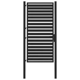 brama-ogrodowa-zamykana-na-klucz-czarna-100x180cm-aluminiowa