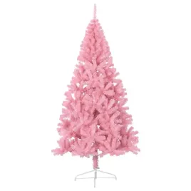 sztuczna-choinka-polowka-ze-stojakiem-rozowa-210-cm-pvc