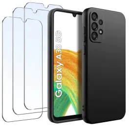 zestaw-etui-do-samsung-a33-5g-or-matowe-czarne-silikon-slim-3-sztuki-szklo