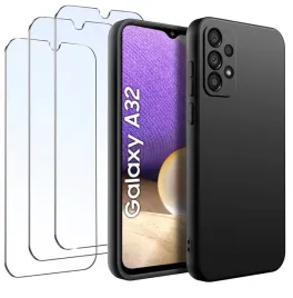 zestaw-etui-do-samsung-a32-4g-or-matowe-czarne-silikon-slim-3-sztuki-szklo