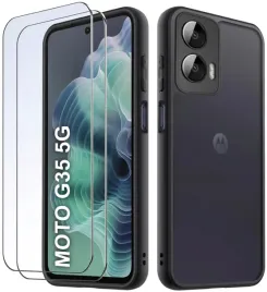 etui-do-motorola-moto-g35-5g-matowe-wzmacniane-czarne-zestaw-2x-szklo