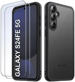 etui-do-samsung-s24-fe-matowe-wzmacniane-czarne-zestaw-2x-szklo